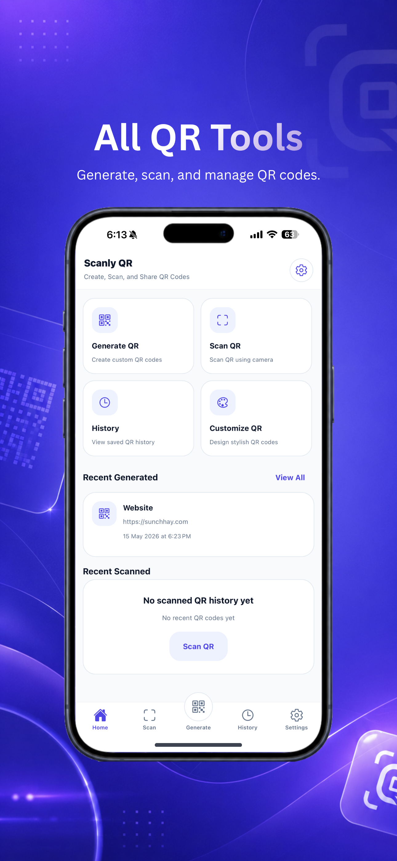 Scanly QR screenshot 1